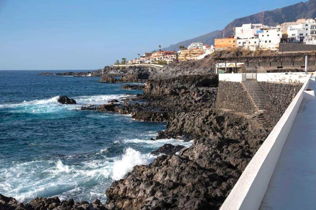 First Line Ocean View Studio Puerto de Santiago  Dış mekan fotoğraf