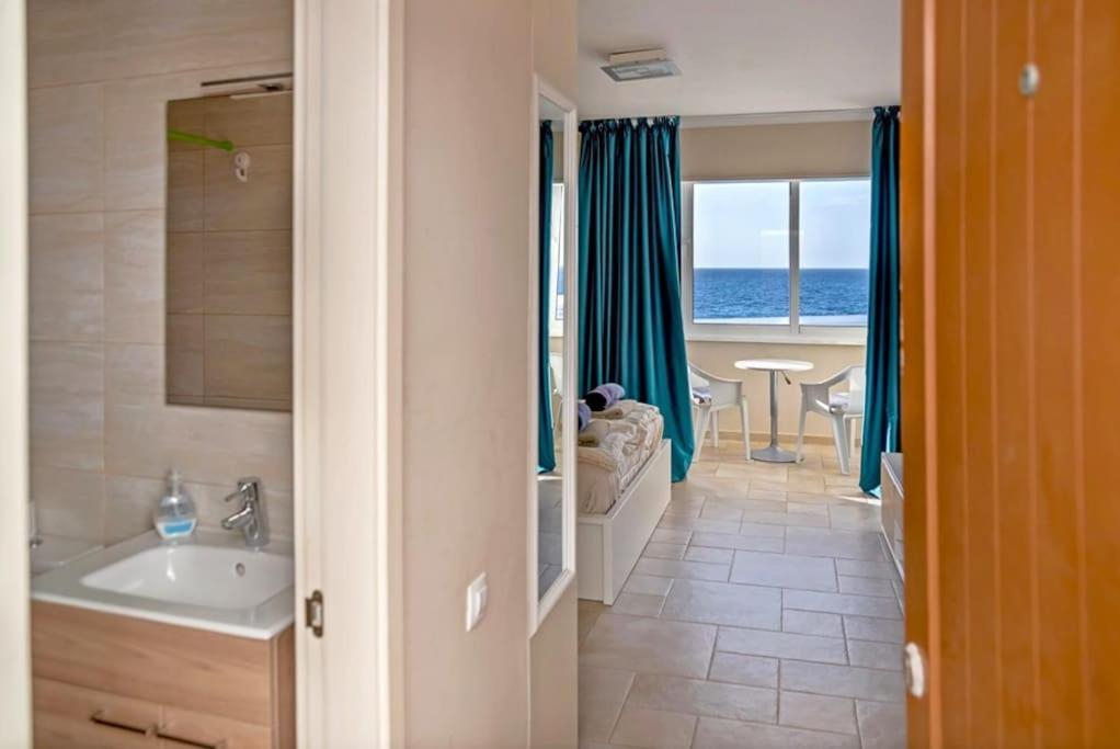 First Line Ocean View Studio Puerto de Santiago  Dış mekan fotoğraf