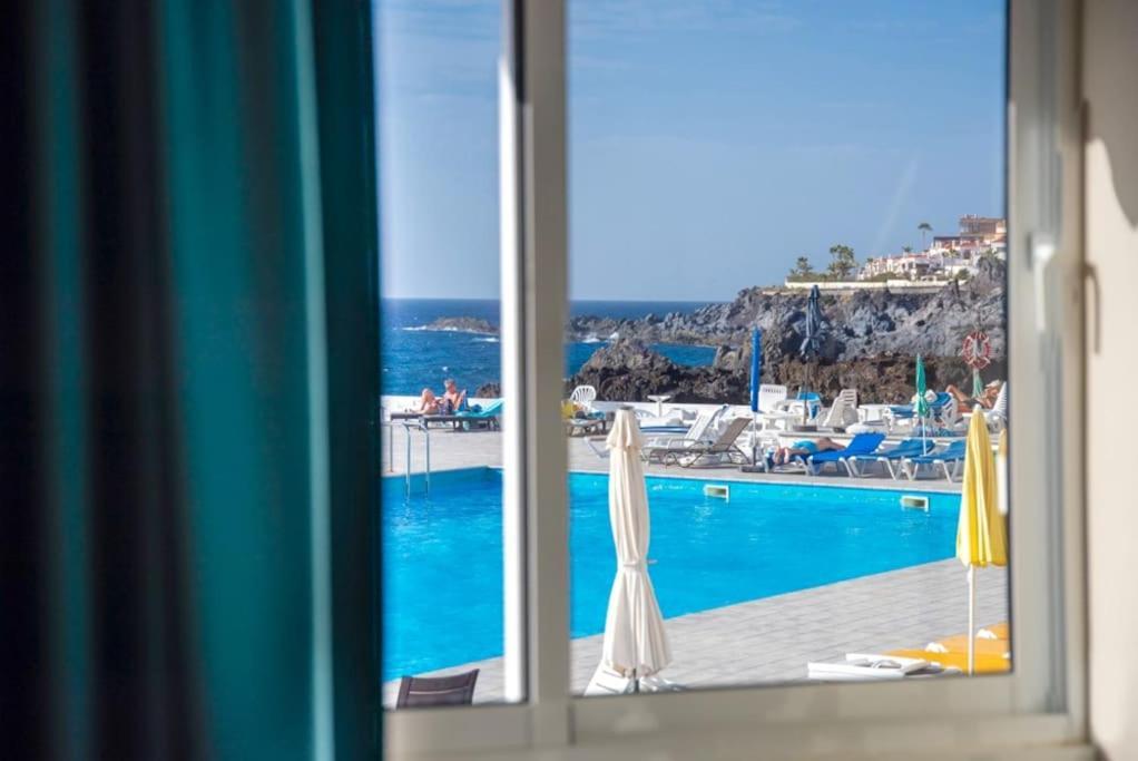 First Line Ocean View Studio Puerto de Santiago  Dış mekan fotoğraf