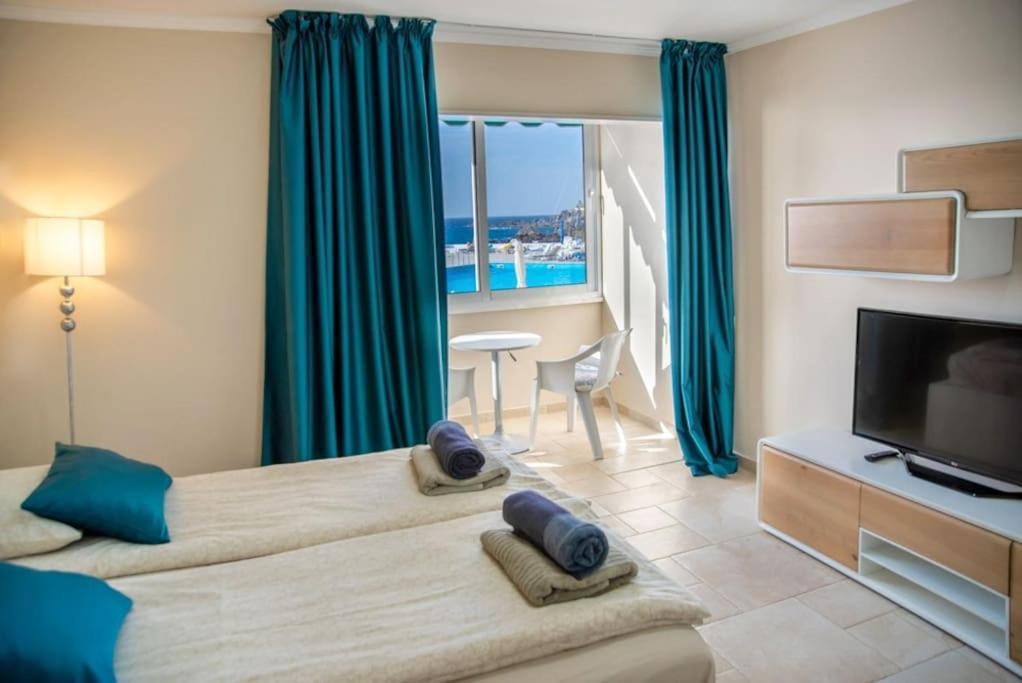 First Line Ocean View Studio Puerto de Santiago  Dış mekan fotoğraf
